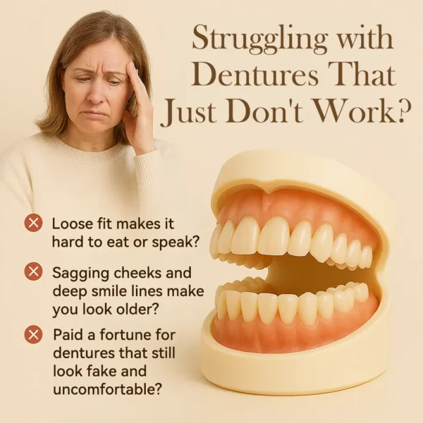 𝐇𝐢𝐝𝐨𝐧𝐞® 🐱‍🐉💦- 𝐏𝐫𝐞𝐦𝐢𝐮𝐦 𝐃𝐞𝐧𝐭𝐮𝐫𝐞- (✨Suitable for all mouth shapes, custom-made dentures for a perfect fit✨）