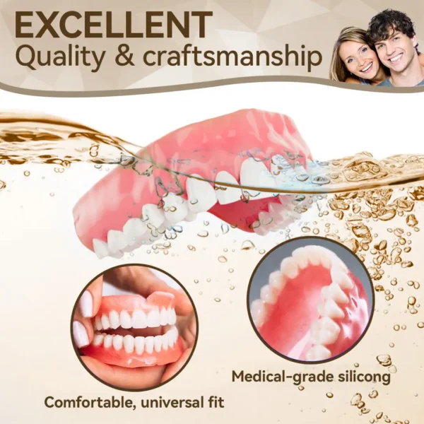 𝐇𝐢𝐝𝐨𝐧𝐞® 🐱‍🐉💦- 𝐏𝐫𝐞𝐦𝐢𝐮𝐦 𝐃𝐞𝐧𝐭𝐮𝐫𝐞- (✨Suitable for all mouth shapes, custom-made dentures for a perfect fit✨）