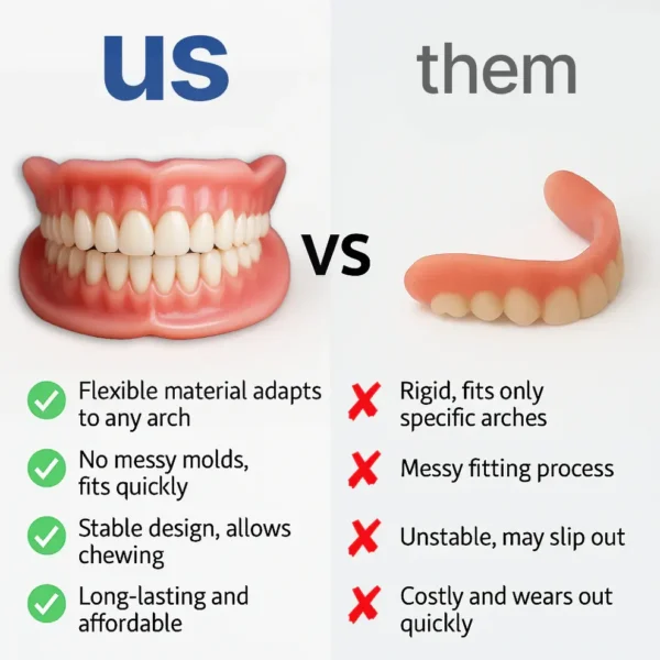 DIYSTAR™ Custom-Fit Functional Dentures — Perfectly Fitted in Minutes at Home