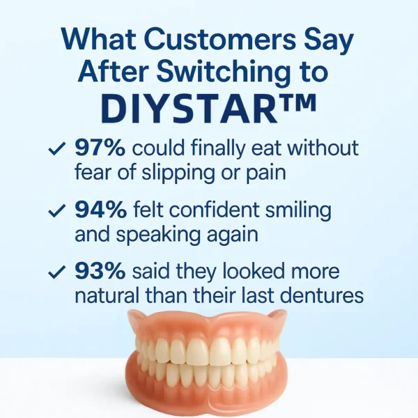 DIYSTAR™ Custom-Fit Functional Dentures — Perfectly Fitted in Minutes at Home