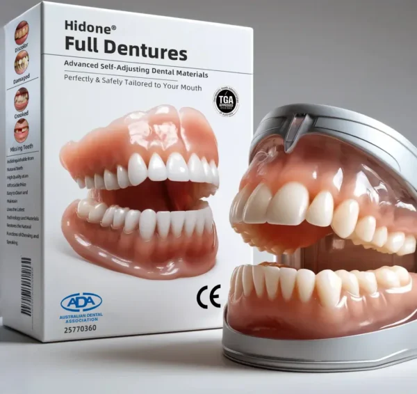 Hidone®Full Denture Set🦷Advanced Self-Adjusting Dental Materials💃💃 (⏰Limited time discount last 30 minutes⏰)
