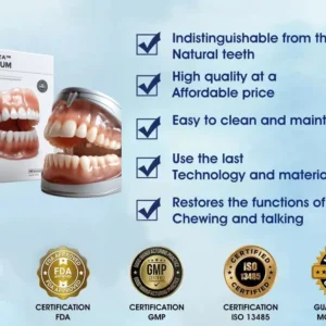 Hidone®Full Denture Set🦷Advanced Self-Adjusting Dental Materials💃💃 (⏰Limited time discount last 30 minutes⏰)
