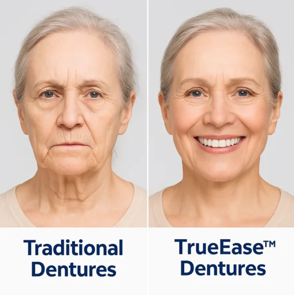 TrueEase™ Custom-Fit Functional Dentures — Perfectly Fitted in Minutes at Home