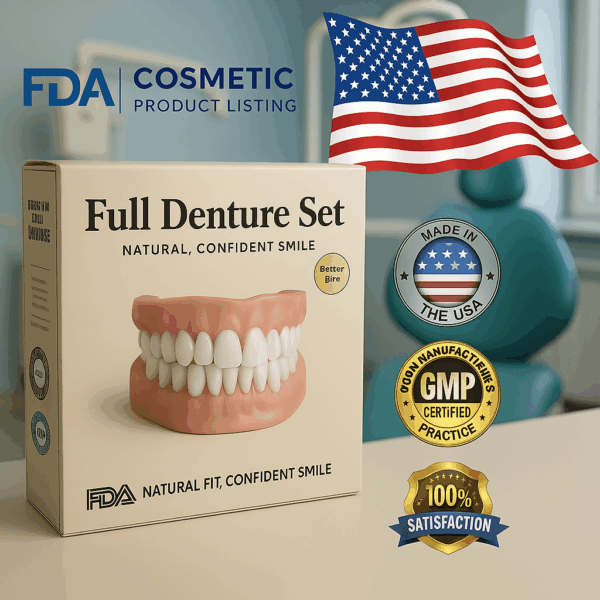 𝐇𝐢𝐝𝐨𝐧𝐞® 🦷Advanced Customized Full Denture Set🦷 (🔥10,000+ Sold In Last 30 Day)