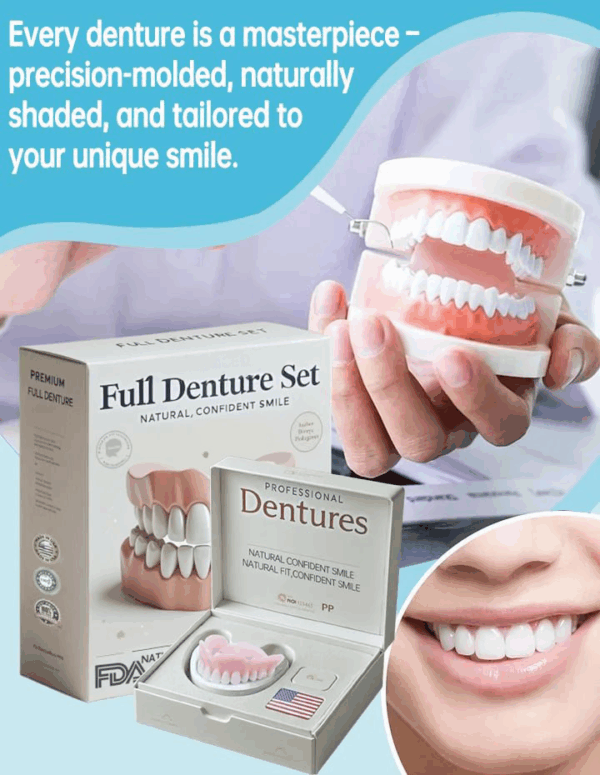 𝐇𝐢𝐝𝐨𝐧𝐞® 🦷Advanced Customized Full Denture Set🦷 (🔥10,000+ Sold In Last 30 Day)
