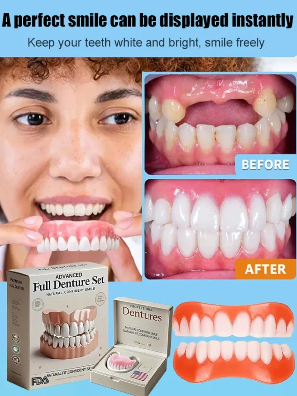 𝐇𝐢𝐝𝐨𝐧𝐞® 🦷Advanced Customized Full Denture Set🦷 (🔥10,000+ Sold In Last 30 Day)