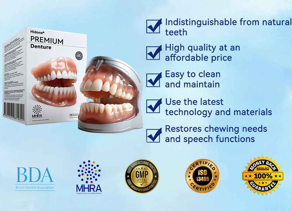 𝐇𝐢𝐝𝐨𝐧𝐞®💛 --🦷Custom Full Denture Set🦷 (⏰Limited Time Discount, Last 30 Minutes⏰)