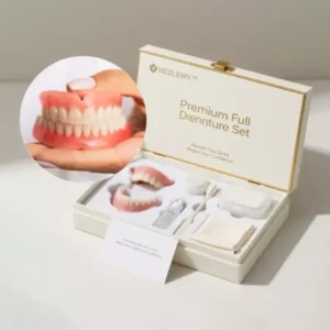(Affordable Beauty🧏‍♀️🧏‍♂️)–NESLEMY™ –Advanced Customized Full Denture Set🦷