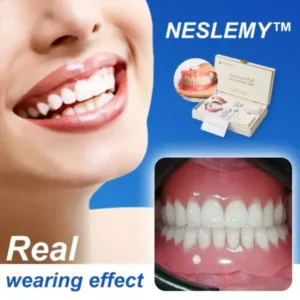 (Affordable Beauty🧏‍♀️🧏‍♂️)–NESLEMY™ –Advanced Customized Full Denture Set🦷