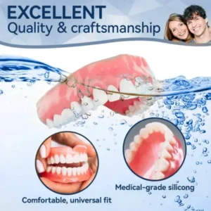 Bikenda® 👧🏻🔆- 𝐏𝐫𝐞𝐦𝐢𝐮𝐦 𝐃𝐞𝐧𝐭𝐮𝐫𝐞- (✨Suitable for all mouth shapes, custom-made dentures for a perfect fit✨）