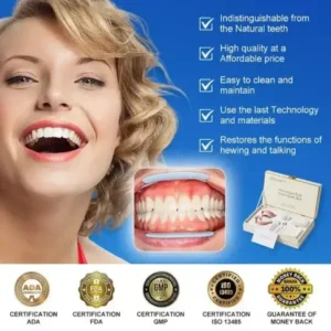 Clinclii™ –Advanced Customized Full Denture Set🦷
