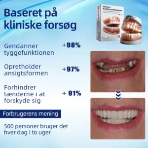 Hidone® Fuldt tandproteser Sæt 🦷🦷💃Avancerede selvjusterende tandlæge Materialer (⏰Begrænset tidsrabat sidste 30 minutter⏰)