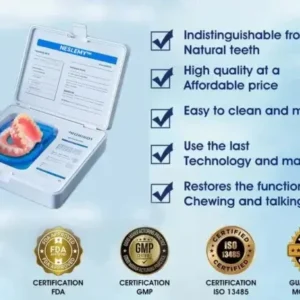 NESLEMY™-🦷Advanced Customized Full Denture Set🦷——Self-adsorbed in the mouth, comfortable to wear, worry-free chewing——your exclusive denture solution (⏰Limited time discount last 30 minutes⏰)