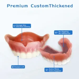 NESLEMY™-🦷Advanced Customized Full Denture Set🦷——Self-adsorbed in the mouth, comfortable to wear, worry-free chewing——your exclusive denture solution (⏰Limited time discount last 30 minutes⏰)