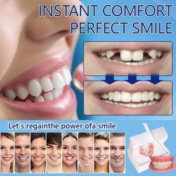 😁 "Snap In. Stay Put. Smile All Day — Or Your Money Back!" 𝗠𝗲𝗱𝗶𝗰𝗮𝗹-𝗚𝗿𝗮𝗱𝗲 𝗙𝘂𝗻𝗰𝘁𝗶𝗼𝗻𝗮𝗹 𝗧𝗵𝗶𝗰𝗸𝗲𝗻𝗲𝗱 𝗗𝗲𝗻𝘁𝘂𝗿𝗲𝘀