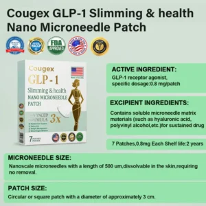 𝑀𝑎𝑦𝑜 𝐶𝑙𝑖𝑛𝑖𝑐 𝑅𝑒𝑐𝑜𝑚𝑚𝑒𝑛𝑑𝑒𝑑 | 𝑂𝑓𝑓𝑖𝑐𝑖𝑎𝑙 𝑆𝑡𝑜𝑟𝑒 |Cougex® Nano-Microneedle Wellness Patch | Curbs Cravings + Sustained Release | USA-Made