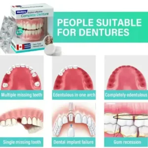 ✅ Proudly made and shipped from Canada| Medazy® Suction-fit Complete Denture 🦷🍎🍏