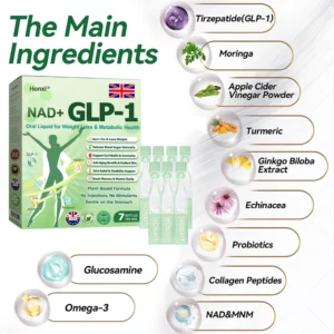 💖Official Store | Honxi® NAD+ GLP-1 Oral Liquid for Weight Loss & Metabolic Health (Just once a day, visible changes in 7 days) ✅ For obesity, cardiovascular health, diabetes, sleep apnea, gut health, joint issues, and more