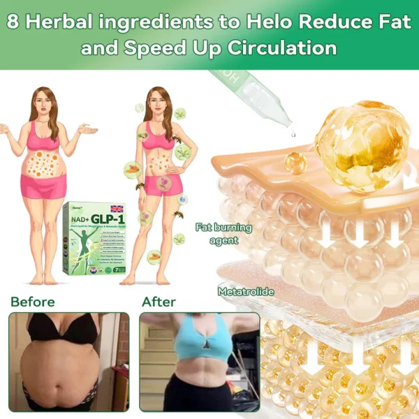 💖Official Store | Honxi® NAD+ GLP-1 Oral Liquid for Weight Loss & Metabolic Health (Just once a day, visible changes in 7 days) ✅ For obesity, cardiovascular health, diabetes, sleep apnea, gut health, joint issues, and more
