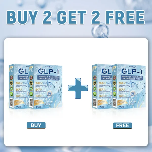 🇨🇦Clinically Proven| Official Store | BuildLeaf® Tirzepatide Slimming & Health Nano Microneedle Patch |Targets Obesity, Loose Skin, High Blood Pressure, Diabetes, Fatty Liver, Joint Pain, Brain Fog, Low Energy, Body Aches, and More