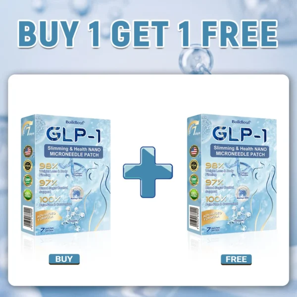 🇨🇦Clinically Proven| Official Store | BuildLeaf® Tirzepatide Slimming & Health Nano Microneedle Patch |Targets Obesity, Loose Skin, High Blood Pressure, Diabetes, Fatty Liver, Joint Pain, Brain Fog, Low Energy, Body Aches, and More