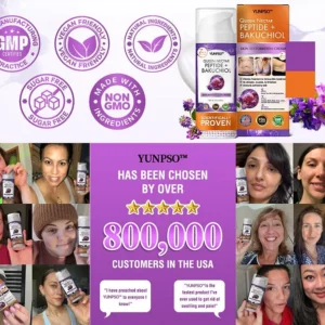 YUNPSO™ Queen Nectar Peptide + Bakuchiol Skin Restoration Cream - Anti-aging, Hydrating, Skin Firming & Lifting, Skin Repair, Even Tone, Acne and Dark Spot Treatment, Wart and Mole Removal, and Psoriasis Relief.