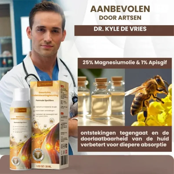 MagniBee™ Gewrichtsondersteuning Formule Spuitbus | Verlicht stijve gewrichten en herstel je soepele beweging in 7 dagen
