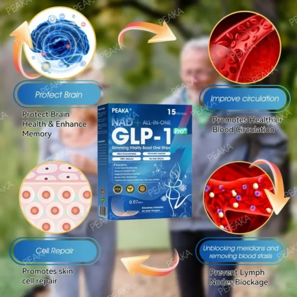 【Last Day Promotion 80% OFF🥇】PEAKA® GLP‑1 Seven-in-One Slimming Vitality Boost Oral Strips 👩‍⚕️ TGA-Certified | 1 Strip Daily | Visible Results in 7 Days ✅ Supports Weight Loss, Heart Health, Blood Sugar, Sleep & Joint Mobility