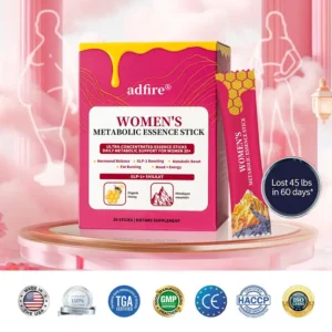 ADFIRE® BALANCE BURN BEAUTIFY WOMEN'S GLP-1+SHILAJIT+ ROYAL JELLY METABOLIC ESSENCE STICK