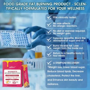 ADFIRE® BALANCE BURN BEAUTIFY WOMEN'S GLP-1+SHILAJIT+ ROYAL JELLY METABOLIC ESSENCE STICK