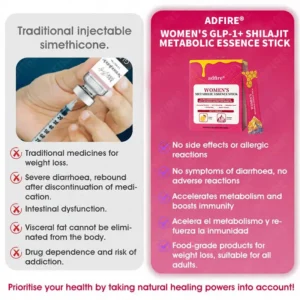 ADFIRE® BALANCE BURN BEAUTIFY WOMEN'S GLP-1+SHILAJIT+ ROYAL JELLY METABOLIC ESSENCE STICK