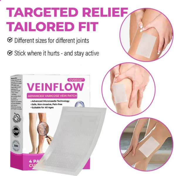 CVREOZ® VeinFlow Advanced Varicose Vein Patch