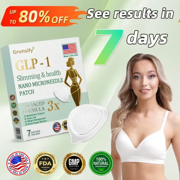 【Last Minute! 80% OFF】Grunsify® NIDDK-Tirzepatide Nano Patch 🇺🇸⚕️ (Painless 24/7 Fat Burning | Lose 20 Pounds in Weeks | Crush Cravings Fast!