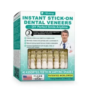 🦷Medazy® Instant Stick-on Dental Veneers (✅Clinically proven, easy-to-use dental veneers trusted by over 8,000 US users for a comfortable, natural smile.)