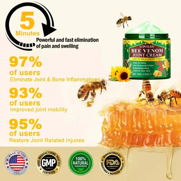 🐝🐝New upgrade LOVILDS™ Bee Venom Joint Repair Cream