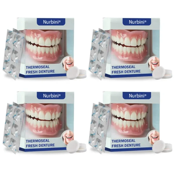 Nurbini® ThermoSeal Fresh Denture - ✅ Clinically proven to completely solve denture slippage and discomfort!