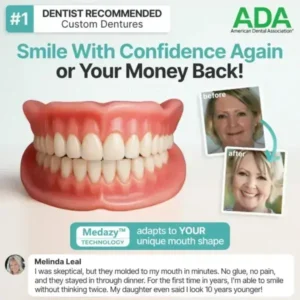 【OFFICIAL STORE】Medazy™ Custom-Fit Full Functional Dentures