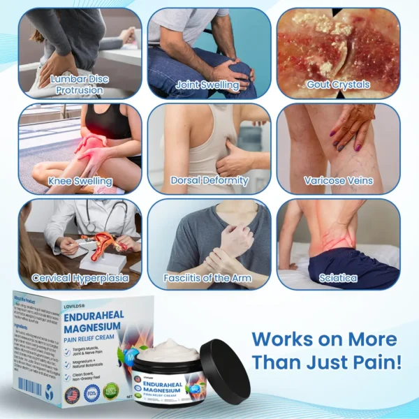 LOVILDS® EnduraHeal Magnesium Pain Relief Cream