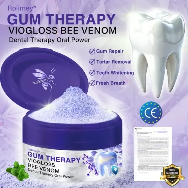 🇬🇧👨🏼⚕️Rolimey® VioGloss Bee Venom Dental Therapy Oral Power🦷