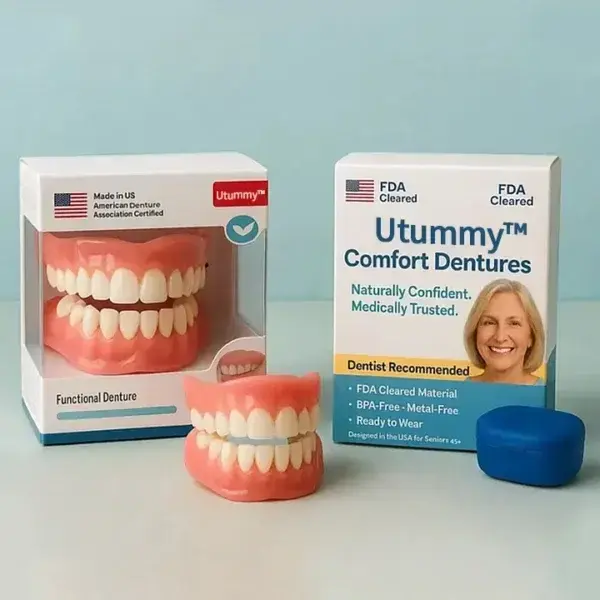 Utummy™ Functional Dentures – Dentist Recommended for Seniors 45+ | Made in USA | FDA Cleared2