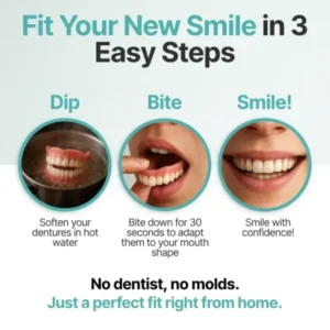 SEAGRIL™ Custom-Fit Full Functional Dentures