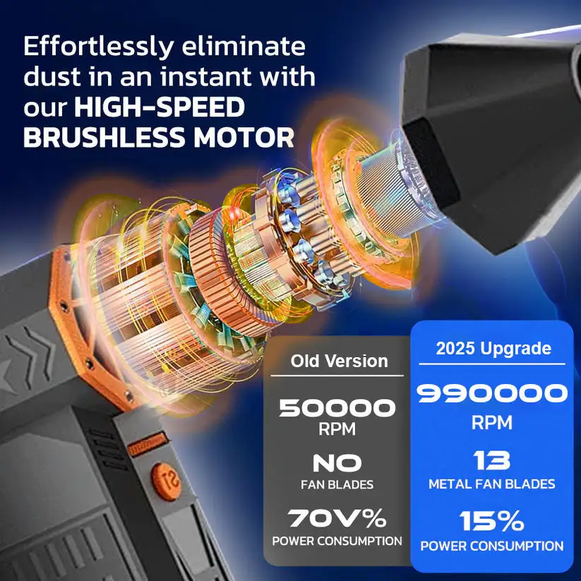 2025 Upgrade TAILEDEN 5000W Thermal Snow Blower