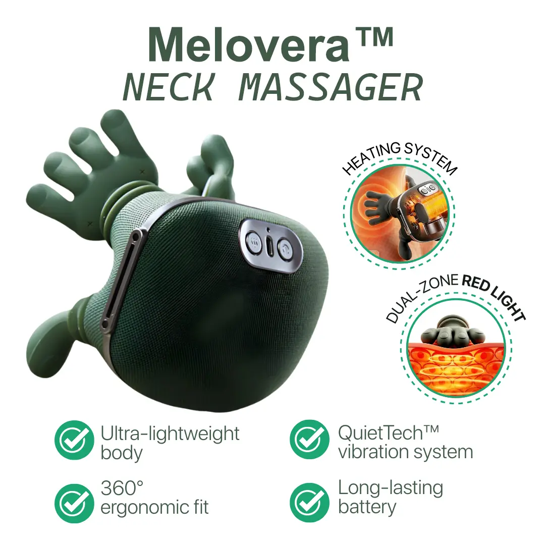 Sorebest™ Hand‑Grip Neck & Shoulder Massager