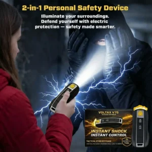 SUPTRUCK™ Voltax ShockForce 75M Stun Car Keychain