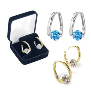 💎 Boucles d’oreilles magnétiques Zenathly™ Lymphvity au germanium