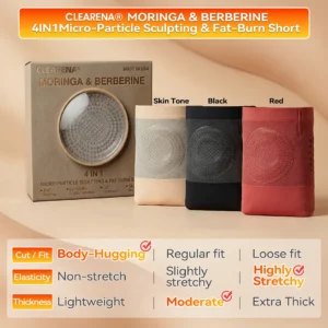 𝐂𝐥𝐞𝐚𝐫𝐞𝐧𝐚® 𝟐𝟎𝟐𝟔 𝐌𝐨𝐫𝐢𝐧𝐠𝐚 & 𝐁𝐞𝐫𝐛𝐞𝐫𝐢𝐧𝐞 𝟒-𝐈𝐧-𝟏 𝐌𝐢𝐜𝐫𝐨-𝐏𝐚𝐫𝐭𝐢𝐜𝐥𝐞 𝐒𝐜𝐮𝐥𝐩𝐭𝐢𝐧𝐠 & 𝐅𝐚𝐭-𝐁𝐮𝐫𝐧 𝐒𝐡𝐨𝐫𝐭𝐬
