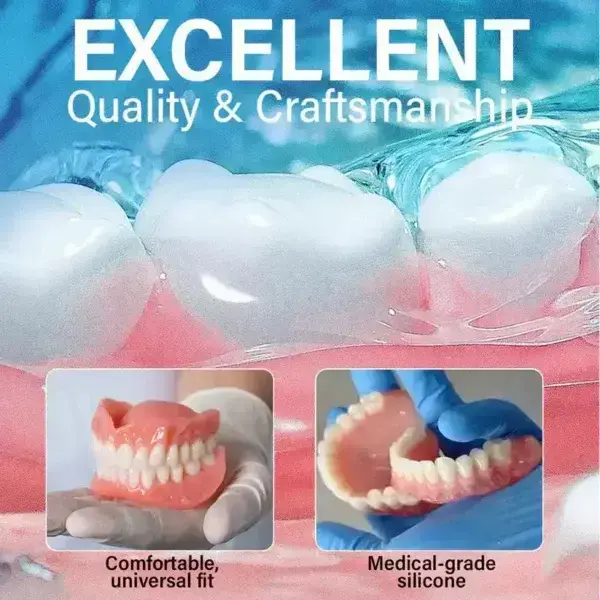 🔥Limited Time 50% OFF: 2nd ltem 60% Off🔥HazyGalaxy® Full Denture with Strong Suction ✅ Made and Shipped from the USA🍀