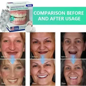 🔥Limited Time 50% OFF： 2nd ltem 60% Off🔥HazyGalaxy® Full Denture with Strong Suction ✅ Made and Shipped from the USA🍀