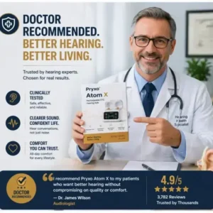 Pryxo™ Smart AI Hearing Aid 2026 | Clear Sound